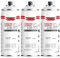 H HANSEL HOME Pintura Spray Base Agua 400ml - Para Muebles, Metal, Plástico y Madera - Ecológica y Sin Olor, Colores Duraderos - Barniz Mate, 3 unidades