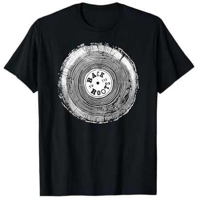 „Back to the Roots“ -Outfit für Fans, Liebhaber und Sammler von Schallplatten T-Shirt