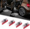 Lot de 4 lampes LED pour portière de voiture - Projecteur de logo - Compatible avec A B C E M GL GLA GLC GLE GLS W176 W246 W205 W212 W156