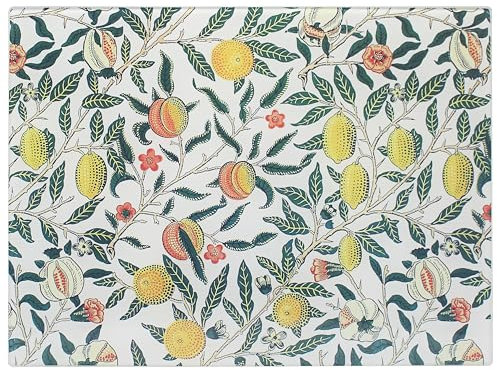 The Leonardo Collection Fruits Cutting Board by William Morris | Elegant Wooden Cutting Board with Morris’s Iconic Fruit Design | Perfect for Food Preparation or Decorative Display