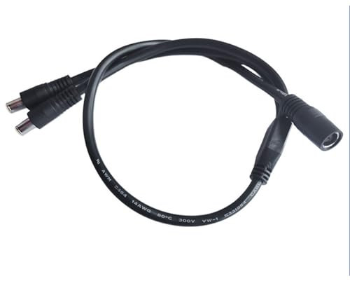 GMBYLBY DC7909 Power Cord 1 Female To 2 Male Splitter DC8MM Extension For Solar Generators