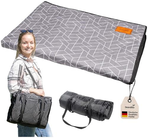skandika Alfombra para Tienda de campaña Bredal | Resistente a la Intemperie y Impermeable | con poliéster Suave al Tacto, Correa de Transporte, Universal (200x300cm | Universal)
