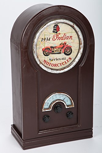 point home Design-Schrank Radio, Retro, braun, 58cm