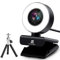 Webcam 1080P with Microphone & Ring Light, Vitade 960A Pro USB HD PC Web Camera Video Cam for Streaming Gaming Conferencin.