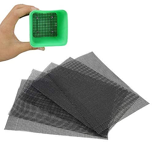 Cutefly 7KM0 Insect Proof mesh, Acrylic, Black, 30x20 cm (5er Pack)