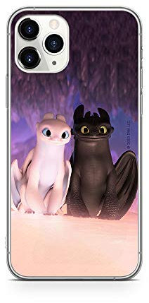 Original DreamWorks How to Train Your Dragon TPU Case for iPhone 11 Pro, Liquid Silicone Cover, Flexible and Slim, Protective for Screen, Shockproof and Anti-Scratch Phone Case