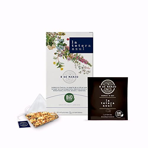 LA TETERA AZUL Infusión De Canela y Regaliz. El dulce sabor del regaliz con el fervor de la canela. Caja De 20 Pirámides envueltas en bolsitas.