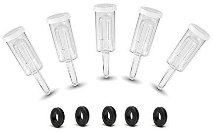 5 x 3 piezas tipo airlock con ojales.