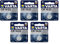 Lot de 5 Varta CR1632
