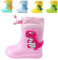 DRECAGE Stivali Gomma Bambino e Bambina Ragazzo e Ragazza Stivali da Pioggia Dinosauro Impermeabile Rosa 26/27 EU 170 MM