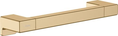 hansgrohe AddStoris - Haltegriff Dusche, Haltestange Bad, für Wandmontage, verdeckte Befestigung, Badezimmer Zubehör, Brushed Bronze, 41744140