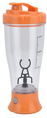 Taza Mezcladora Eléctrica, Licuadora Portátil, Taza Mezcladora Portátil, Taza Batidora Automática de 350 Ml, Botella Batidora de Leche de Café para Batidos de Proteínas(organe)