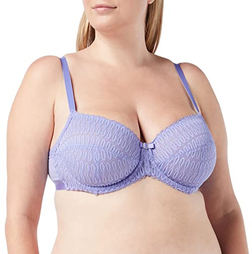 Triumph Women's Aura Spotlight W Wired Bra, Purple Dust, 38DD