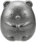 OSK TBN-1 Nambu Ironware Sumikko Gurashi Shirokuma Eisenkugel, hergestellt in Japan, Eisenergänzung, Verbesserung der Anämie, einfach, niedlich, einfach zu bedienen, Induktionstopf, Wasserkocher