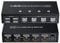 BolAAzuL 4 Port HDMI Displayport KVM Switch Dual Monitor, 4 PC 2 Monitore 4K@60Hz HDMI 2.0 DP 1.2 KVM USB 2.0 Switch Box, Tastatur Maus Peripherals HDMI+DP KVM Switcher 4 in 2 Out