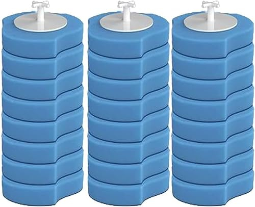 24 PCS Disposable Toilet Brush Replacement Head, Toilet Wand Disposable Refill Heads, Disposable Replacement Head For Toilet wand