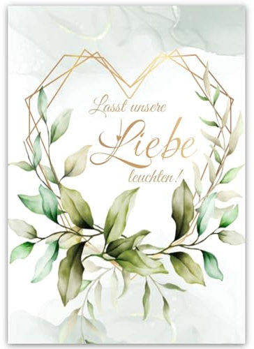 Knicklichtschilder Hochzeit Schilder für Knicklichter Lasst unsere Liebe leuchten (Design F)