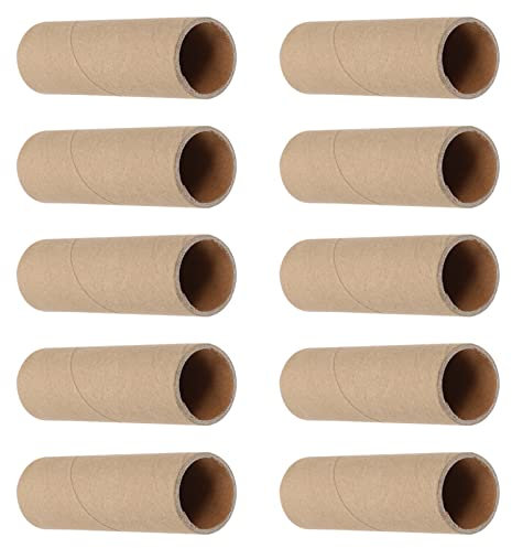 Lurrose 15 Stück Papprollen Runde Packung Bastelrollen Diy-Bastelröhren Papierrollenröhren für Das Klassenzimmer