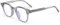 Dollger Blaulichtfilter Brille für Damen Herren Blaue Licht Blockieren Brille Square Blue Light Blocking Glasses Großer Rahmen Brille Anti Blaulicht PC TV Gaming Unisex Grau