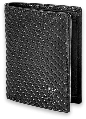 MATADOR Geldtasche Herren Leder #VIGO mit edler Geschenk Box, Elegantes Portmonee Herren RFID Schutz, Luxus Geldbörse Leder Schwarz Viele Kartenfächer in Schwarz Carbon