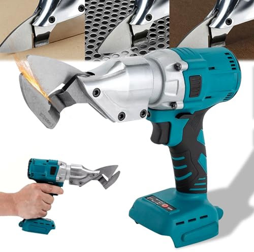 21V Forbici Elettriche per Metallo per Makita Batteria, Forbici a Batteria per Stagno Forbici Elettriche a Batteria per Taglio di Metallo per Lamiera di Acciaio da 1mm/2mm (Batteria non Inclusa)