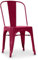Iconik Interior Industrial Style Sedia in Acciaio da Sala da Pranzo - Design Industriale - Nuova edizione - Stylix Fucsia