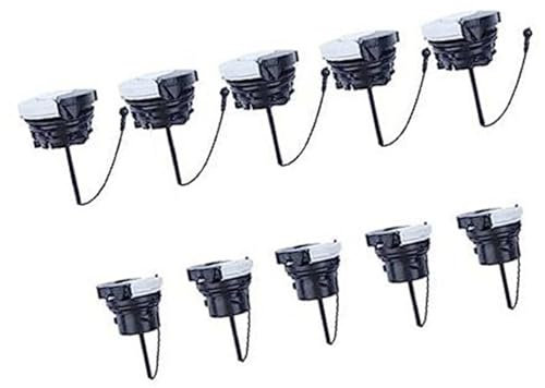 Pizgear Juego de 5 Tapones de Combustible for STIHL, MS210 MS210C MS250 MS250C Tapa del depósito de Combustible de la Motosierra