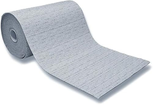 GX GARGIX Tappeto Runner Antiscivolo, Lavabile in Lavatrice, Moderno, per Cucina, Bagno, Ingresso Vari colori, 50 x 100, 50 x 200, 50 x 300 e multipli (TX-2Grigio/1MT, 50 X 100 CM)