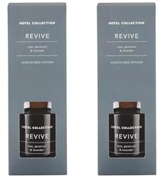 2 x REVIVE scented reed diffuser | Rose,Geranium & Lavender |100ml