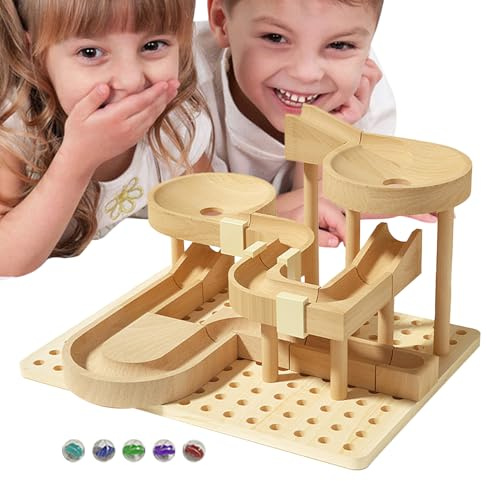 aus Holz, Labyrinth für Erwachsene | mit tragbaren Puzzle-Bällen