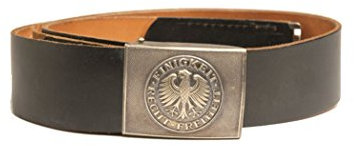 Militär b Bundeswehr Dienst Lederkoppel schwarz Größen 140