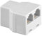 Goobay 93049 ISDN T-Adapter, RJ11/RJ14-Buchse (6P4C) > 2x RJ11/RJ14-Buchse (6P4C)