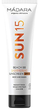 SUN15 BEACH BB SHIMMERING SUNSCREEN SPF15 MADARA Cosmetics