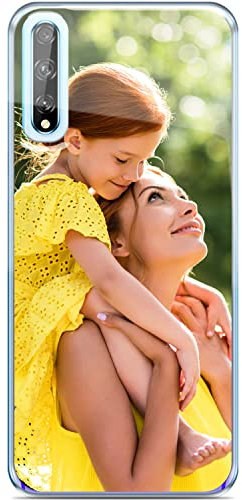 Coverpersonalizzate.it - Cover personalizzata compatibile per Huawei P Smart S con la tua foto o la tua frase - Custodia personalizzata in tpu trasparente
