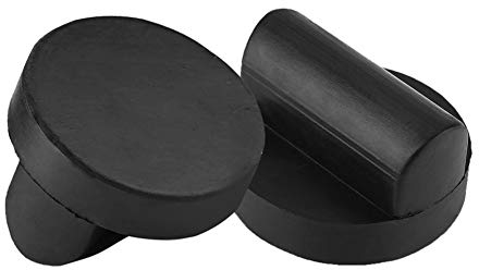 YIXISI 2 Stücke Universal Gummi Wagenheberauflage, Universal Wagenheber Auflage, Gummi Jack Pad, Schlitzrahmen Schienenschutz Kompatibel mit Audi TT RS R8 A6 A7