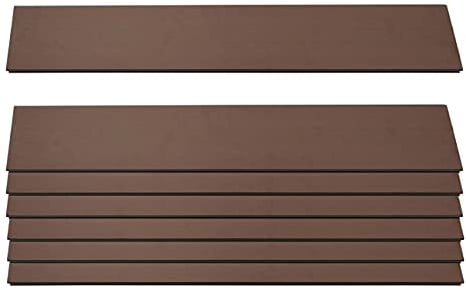 Set 7X Listelli per Pannelli frangivento fendivista Privacy Sarthe WPC 90cm Marrone