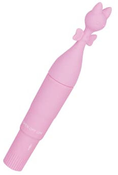 EIS, vibromasseur, 'vibromasseur en forme de chat, 16,3 cm', étanche, avec poignée, silicone doux pour la peau