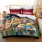 CHAOSE Game Roblox Bettwäsche-Set, Bettbezug Aus 100% Baumwolle, Weich Und Bequem, Für Jungen Und Mädchen (Muster 02,135 x 200 cm)