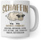 Tasse Chefin Geschenke lustig: Schäffin, Spruch Führungskraft Kaffeebecher Geschenkidee, Kaffeetasse Beförderung Beruf Firma Vorgesetzte Teetasse Schaf Abschied Danke Frauen Becher