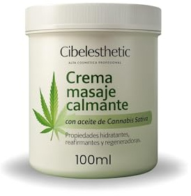 Crema de masaje Cannabica Extrafuerte para dolores articulares, antiinflamatoria 100ml - Con Cannabidol y CBD para masajes relajantes y anti-estrés - Aporta propiedades hidratantes y regeneradoras
