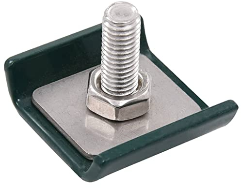 ZEYUAN Gittermattenverbinder 25 Sets, Doppelstabmattenzaun Zubehör, Doppelstabmattenzaun Befestigung, Eckverbinder, Verbinder, Stabmattenzaun Befestigung, Mattenverbinder, Grün