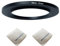 49 mm Objektiv auf 67 mm Kameraobjektiv-Adapter, 49 mm auf 67 mm, Step-Up-Ring-Adapterring für alle Marken von UV-ND CPL, mit Premium-Objektiv-Reinigungstuch, 2 Stück (49 mm-67 mm)