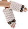 Armstulpen Damen Fingerlose Handschuhe Gestrickte Handstulpen Strick Handschuhe Ohne Finger Fingerlose Eule halbe Finger Handschuhe Fingerlose Fäustlinge Handwärmer Winter