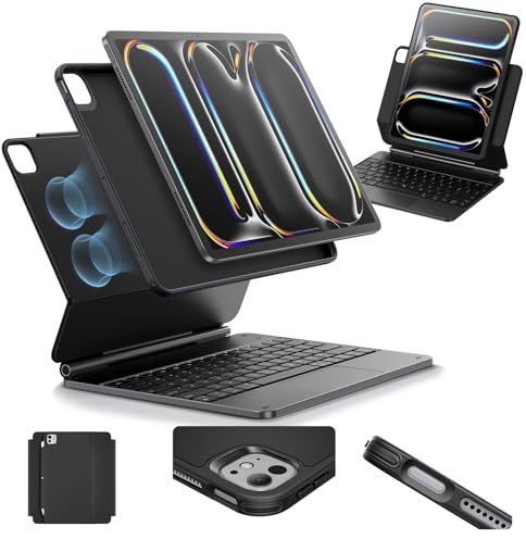 ESR iPad Pro 11″ (2024) Rebound Magnetische Tastatur Hülle 360