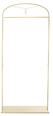 LANNADD Kleiderständer, Brautkleid Display, Garderobenständer Metall - Gold
