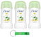 3x Dove Deodorante Stick Gurken- und Grüntee mit Feuchtigkeitscreme,Deodorant 48h - Deo 40ml + Beni Culinari Kostenloser Schlüsselanhänger