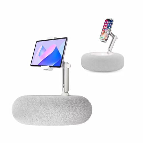 Rosyduck Throwpillow stand,Creative Lazy Pillow Mobile Tablet Stand,Mobile Phone Tablet Throw Pillow Bracket Lazy Person Live on Bed Table Top Sofa Cute Mobile Tablet stand