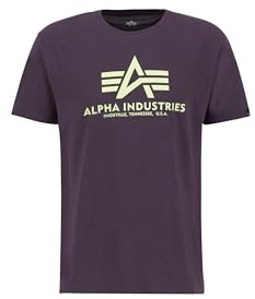 Alpha Industries Basic T-Shirt para Hombre Plum S