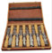 12 Pcs Wood Chisels Set,Carving Knife Wood Carving Set with Wood Handles and Wood Box for Carvers and Artist