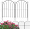 zycBernoi New Garden Fence Animal Barrier, 930 CM (L) x 44 CM (H) Arched Rustproof Metal Fence No Dig Border Fence, Ground Stake Animal Barrier Fence for Rabbit Dog, Outdoor Decor for Yard & Patio